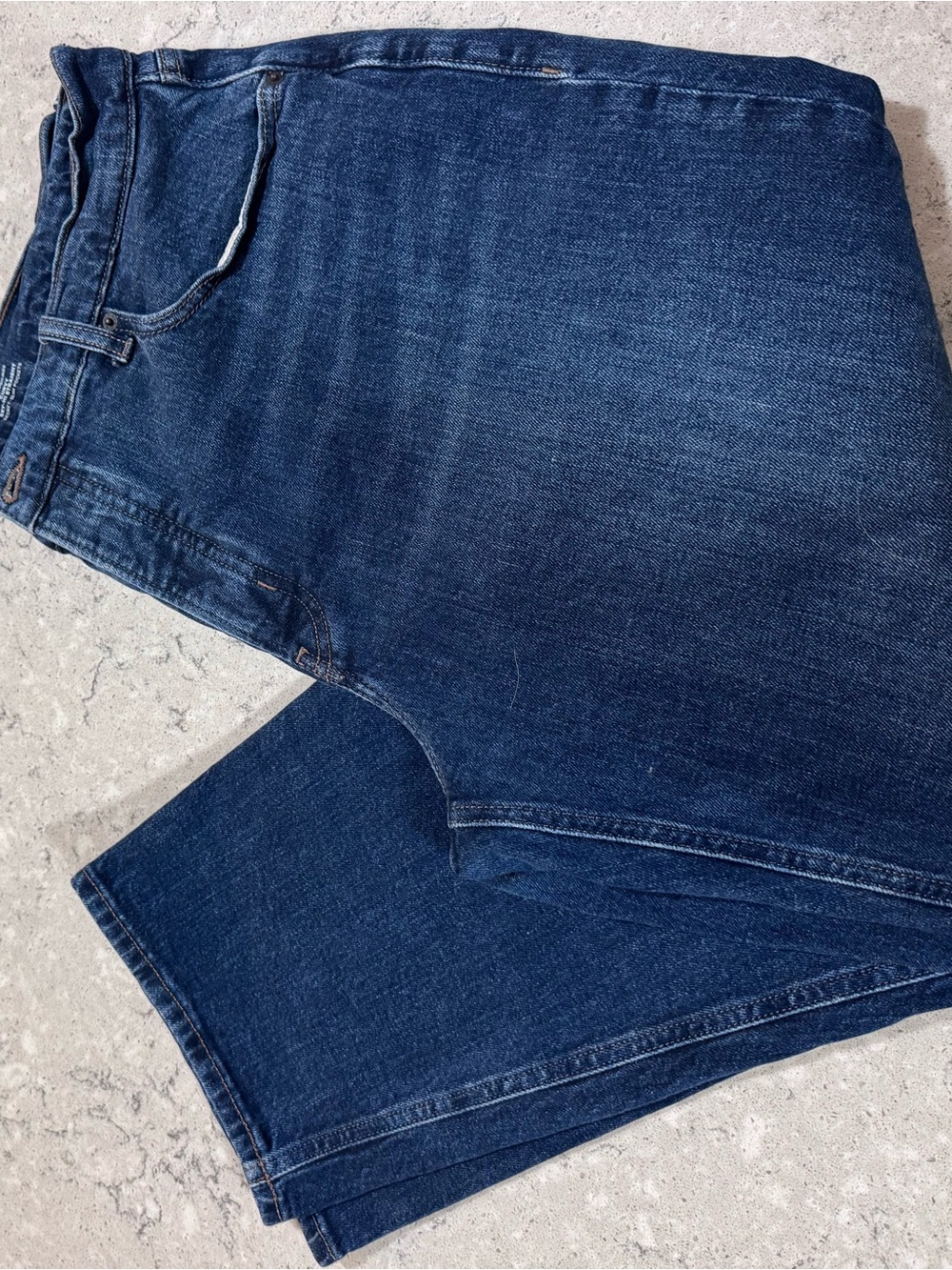 Old Navy Women’s Dark Blue Straight-Leg Jeans - 2 Pairs